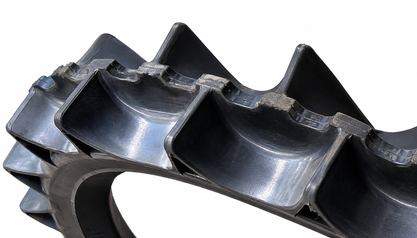 Solid rubber wheel